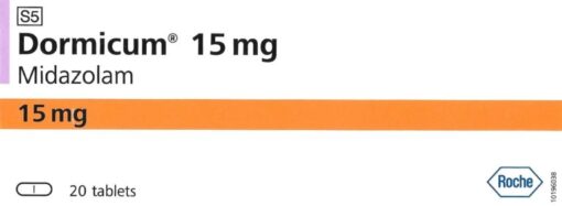 Dormicum (15mg tablet x 20)