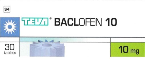 Teva baclofen (10mg tablet)